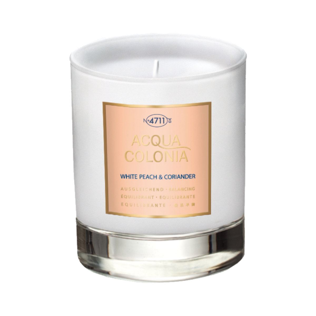 White Peach &amp; Coriander Candle