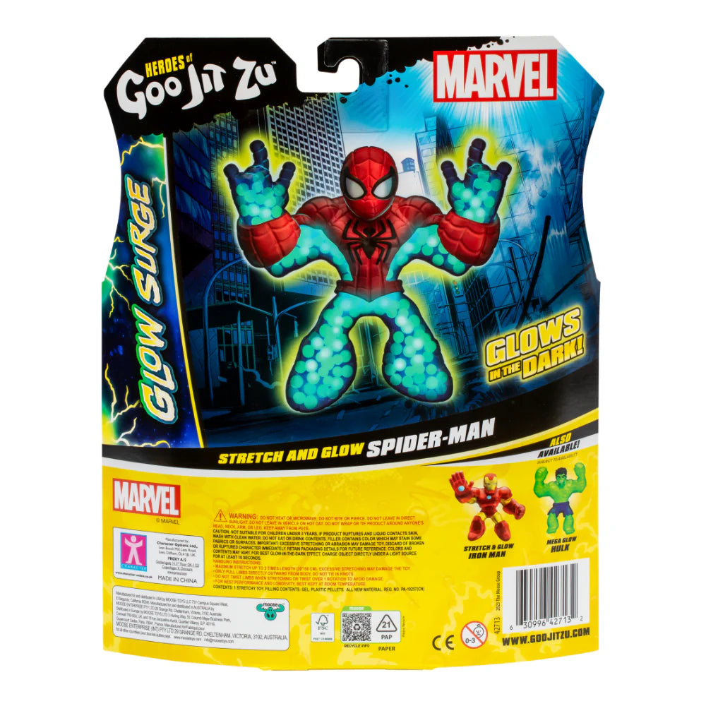 Goo Jit Zu | Marvel Glow Surge Spiderman