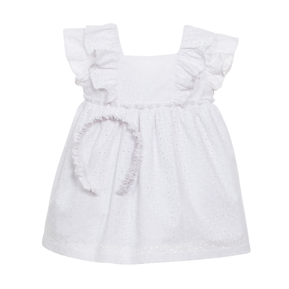 Chaticos | Vestido Con Accesorio Para Bebé