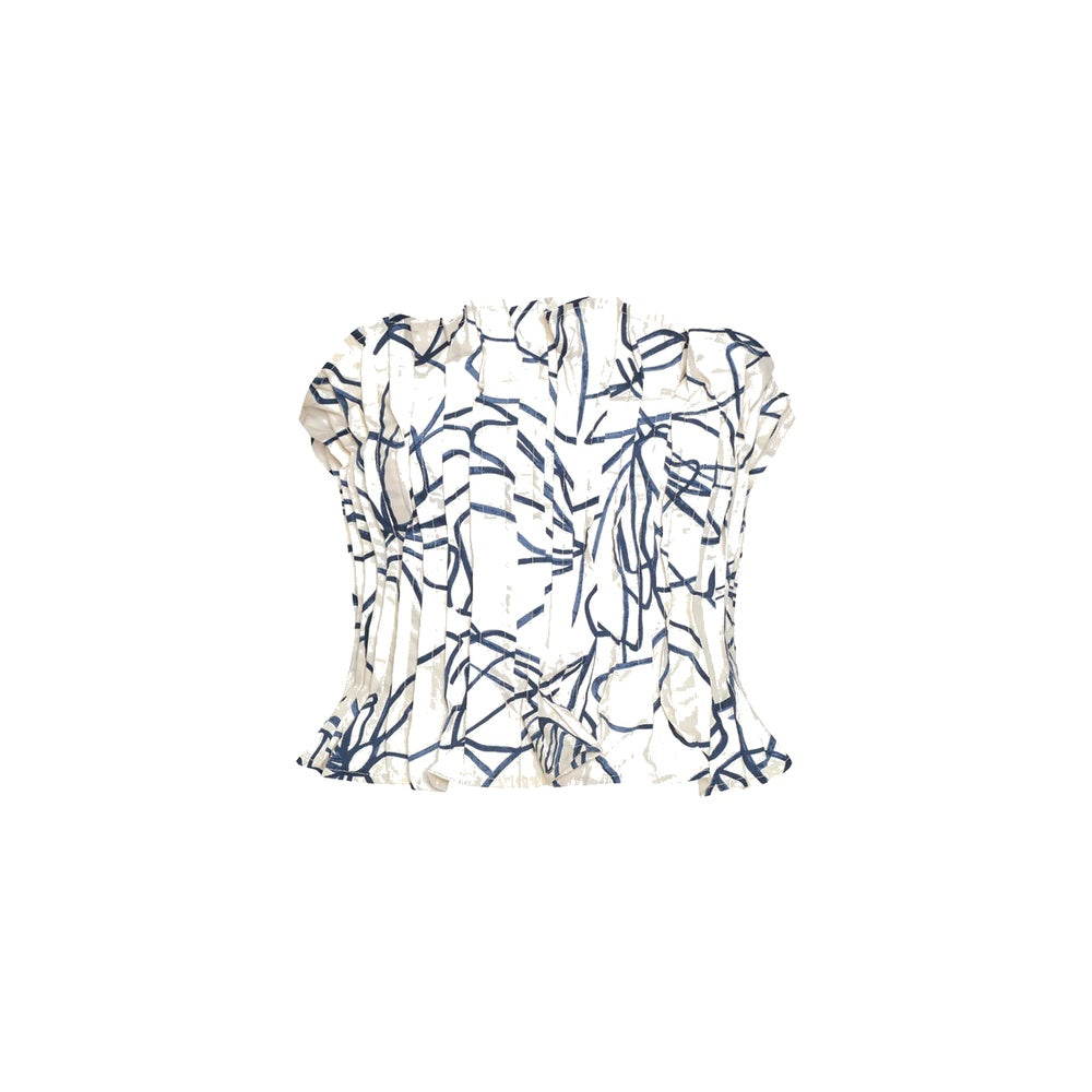 Padova | Crop Top Chiara 092-Ivory Navy