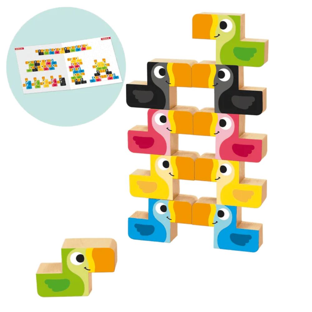 Goula | Juego de Equilibro de Tucanes