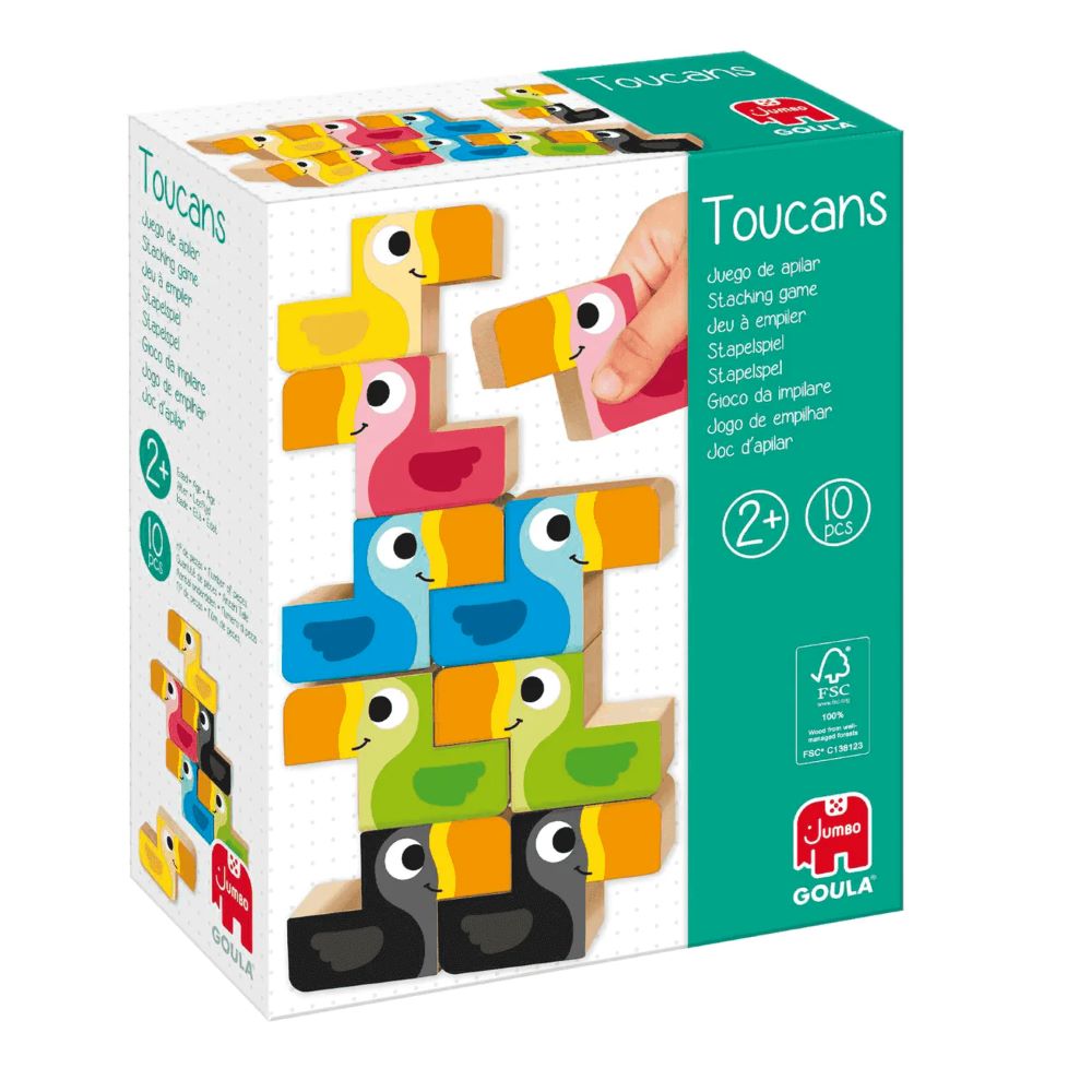 Goula | Juego de Equilibro de Tucanes
