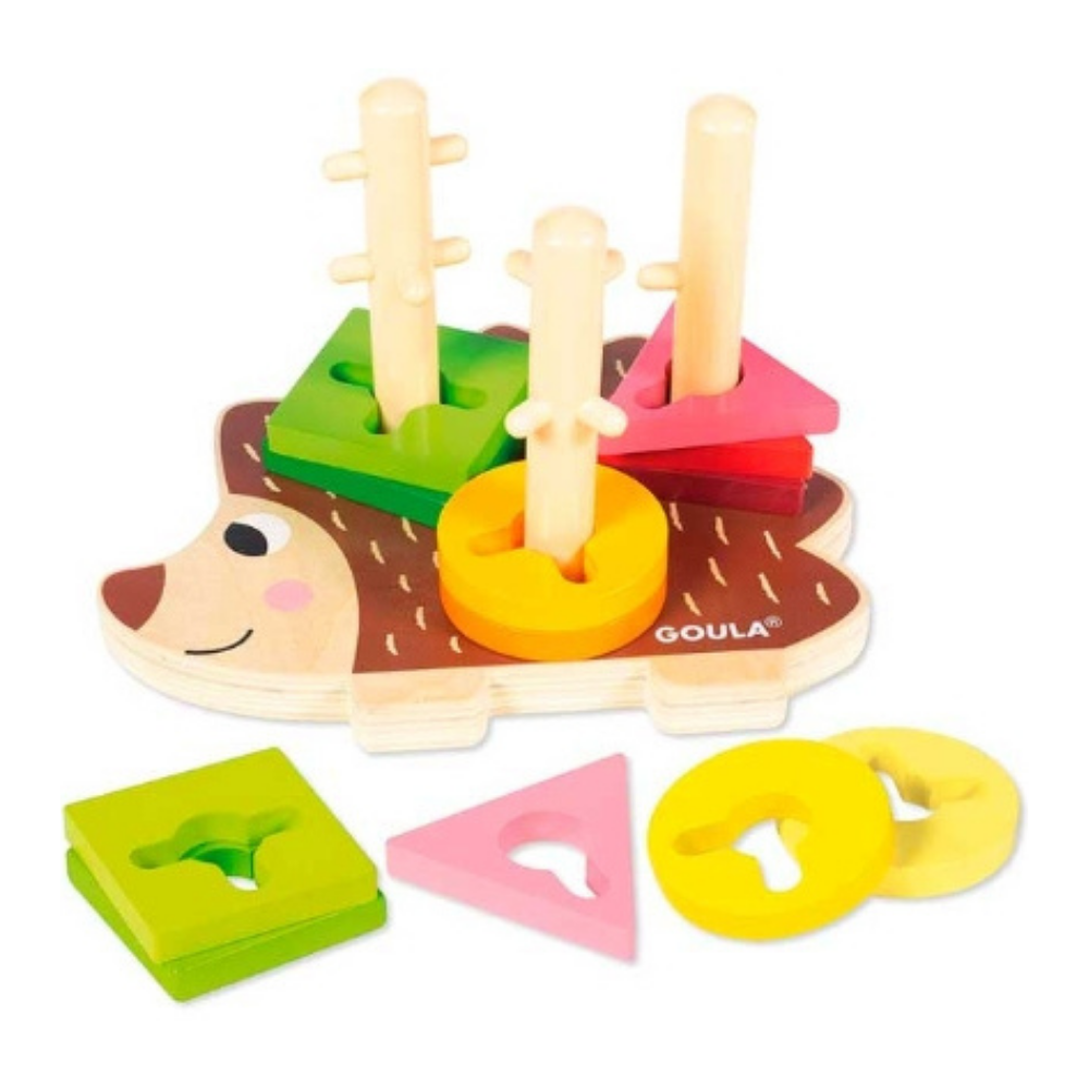 Goula | Erizo Apilable de Madera