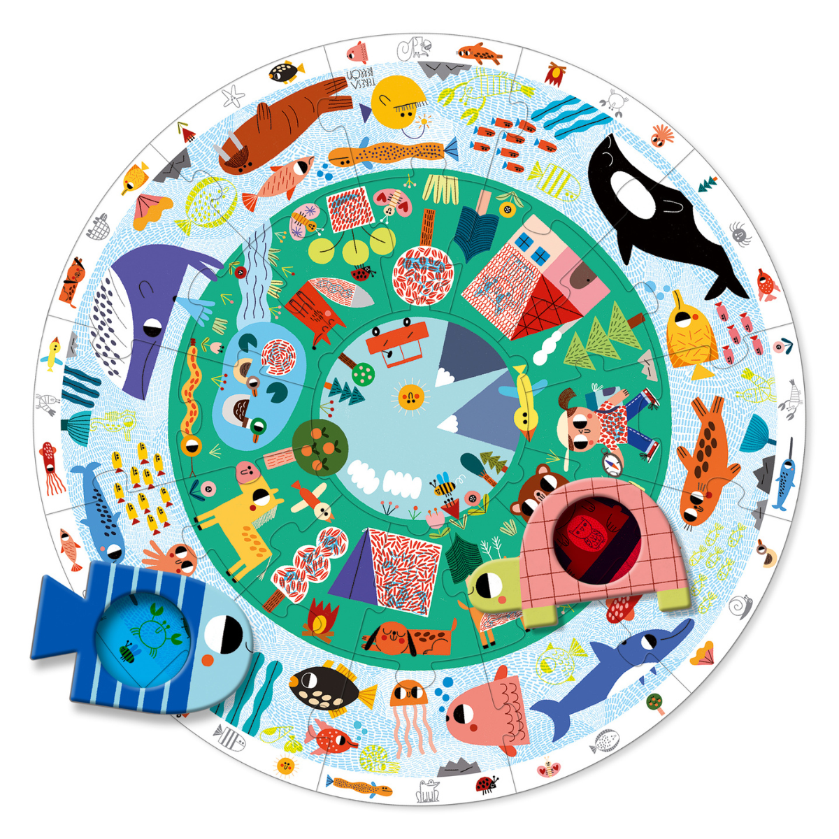 Puzzle XXL Descubre los Animales