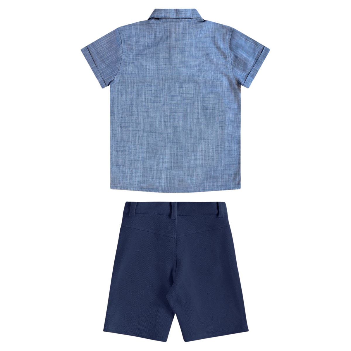 Up Baby | Conjunto Camisa En Tejido y Bermuda