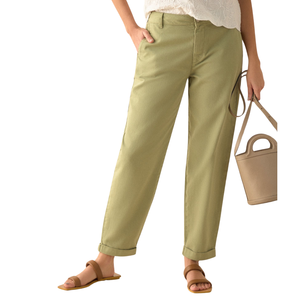 ESPRIT | Pantalón Mom Fit para Mujer