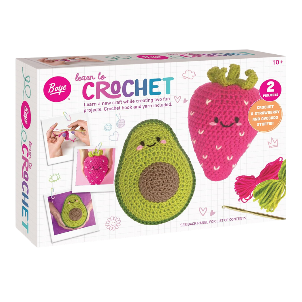 Anker Play | Kit de ganchillo - Peluche de fresa y aguacate