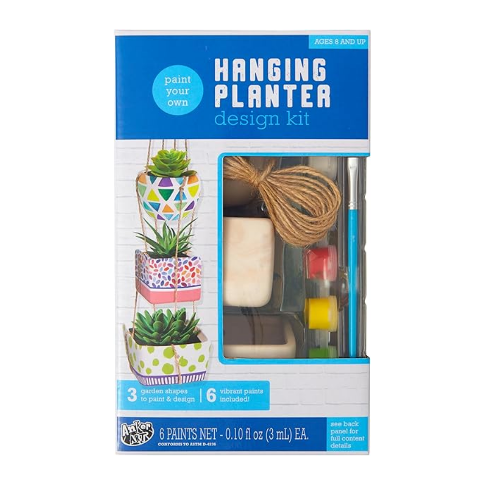 Anker Play |  Kit de Diseño "Pinta Tu Propia Maceta Colgante