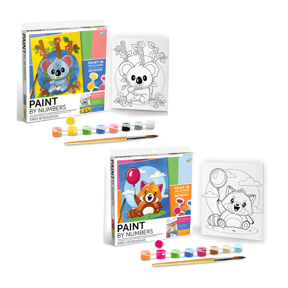 Anker Play | Kit de Pintura por Números Surtido de Koala/Panda