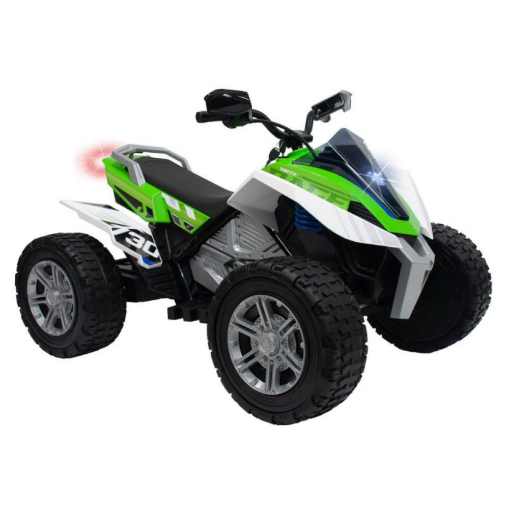 Injusa | Quad Rage 24V con Luces y Ruedas Eva