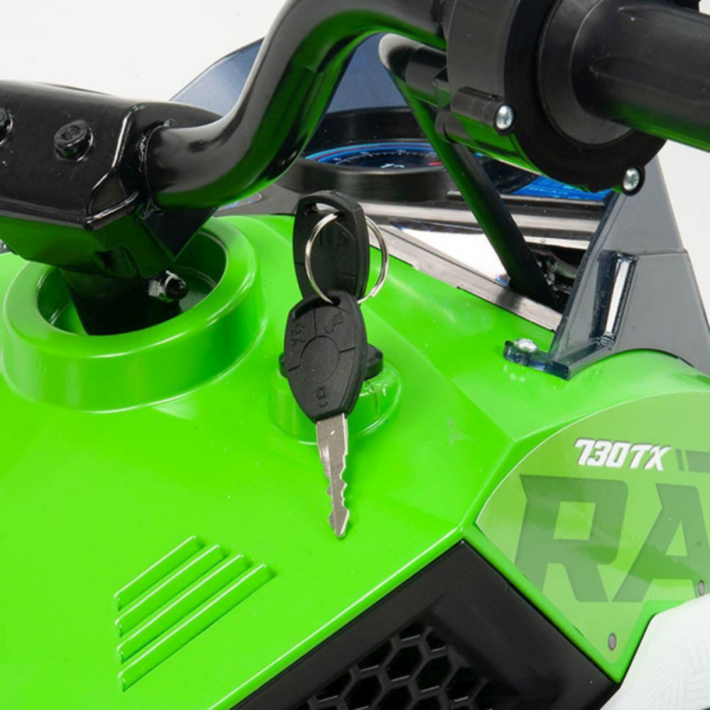 Injusa | Quad Rage 24V con Luces y Ruedas Eva