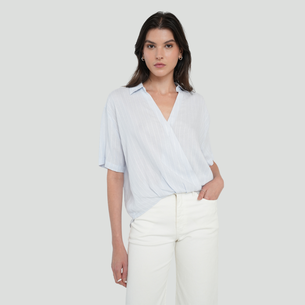 Naf Naf  |  Camisa clásica con manga 3/4