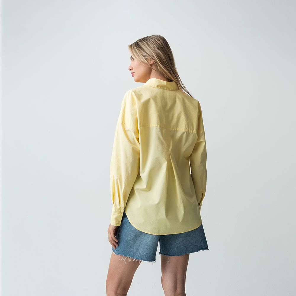 Naf NAF | Camisa Manga Larga de Diseño Abierto.