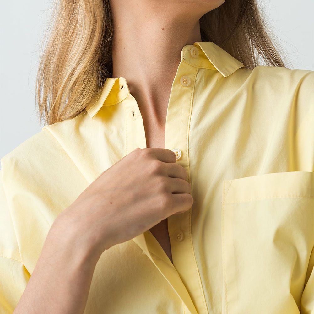 Naf NAF | Camisa Manga Larga de Diseño Abierto.