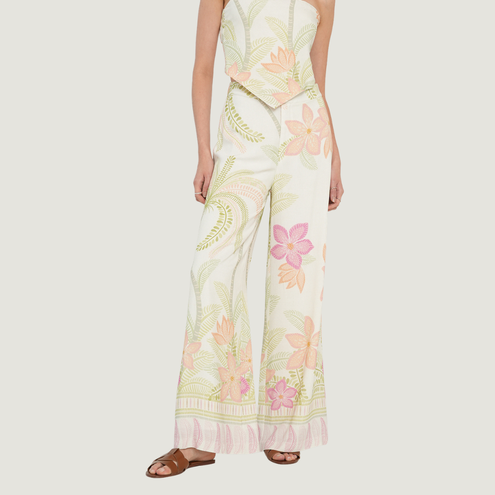 Naf Naf  |  Pantalón estampado flores