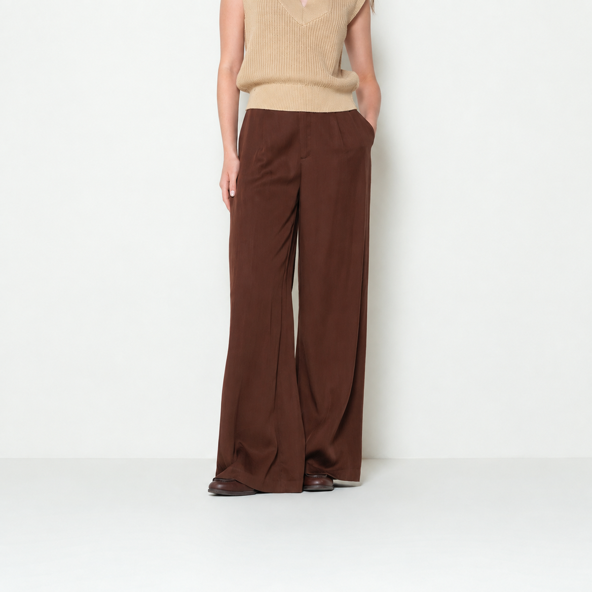 NAF NAF | Pantalón palazzo tiro súper alto