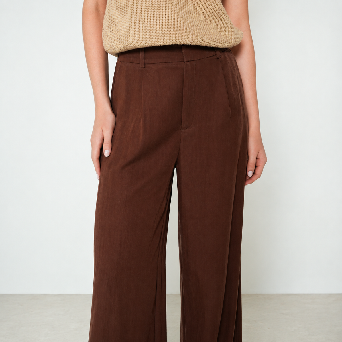 NAF NAF | Pantalón palazzo tiro súper alto