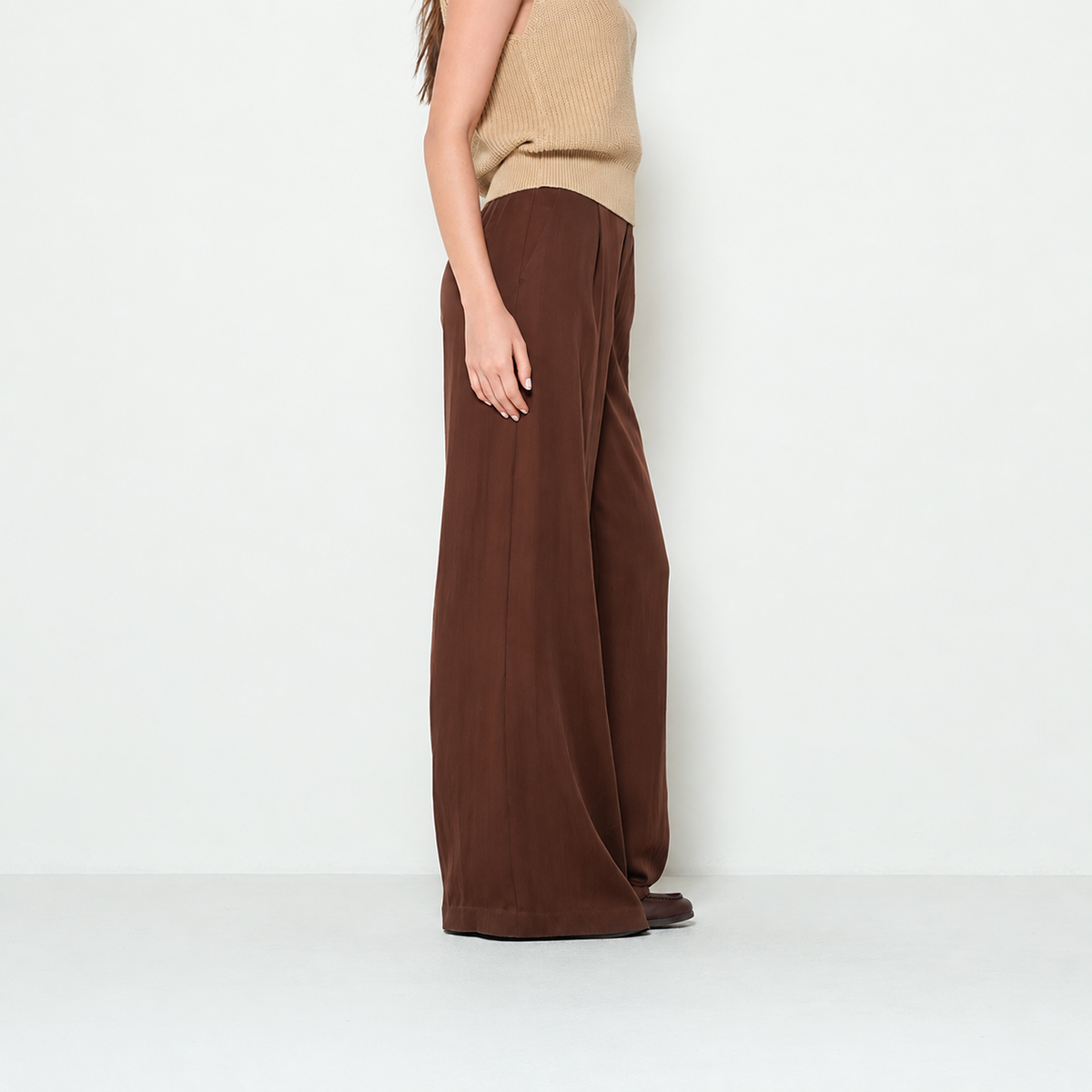 NAF NAF | Pantalón palazzo tiro súper alto