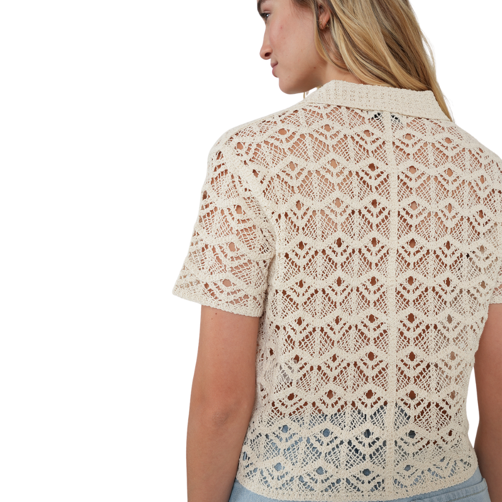 Naf Naf  |  Camiseta tejida semitransparente