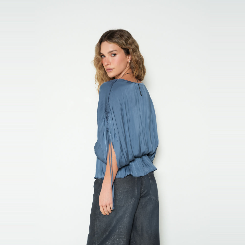 NAF NAF | Camisa manga corta cuello en V