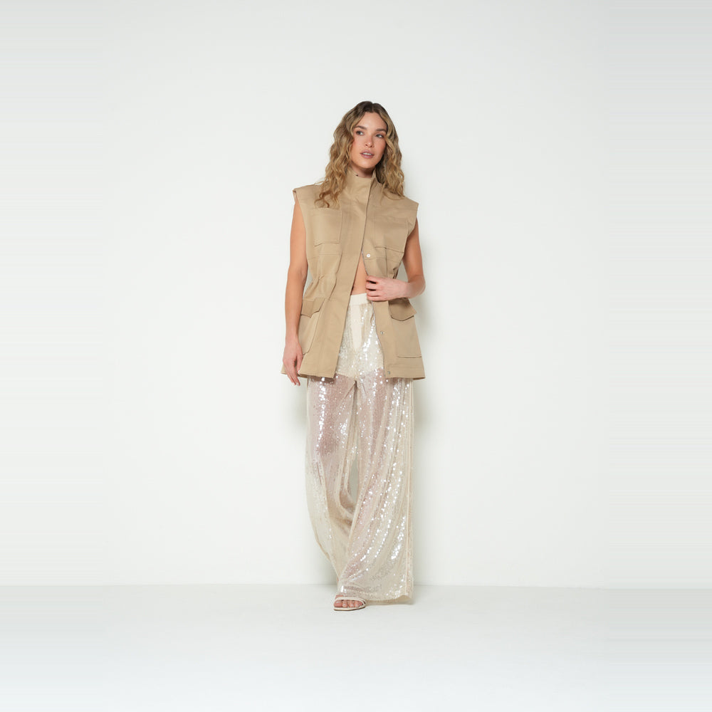 NAF NAF | Chaleco con cuello alto