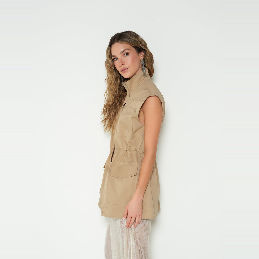 NAF NAF | Chaleco con cuello alto