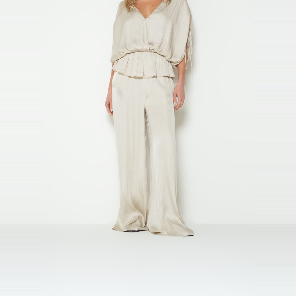 NAF NAF | Pantalón palazzo tiro alto