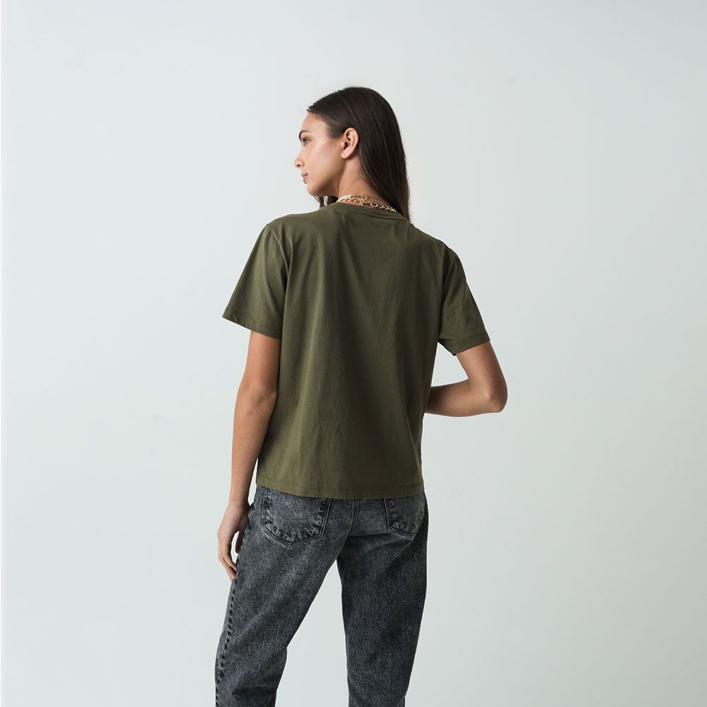 NAF NAF | Camiseta Manga Corta Estampada en Frente.