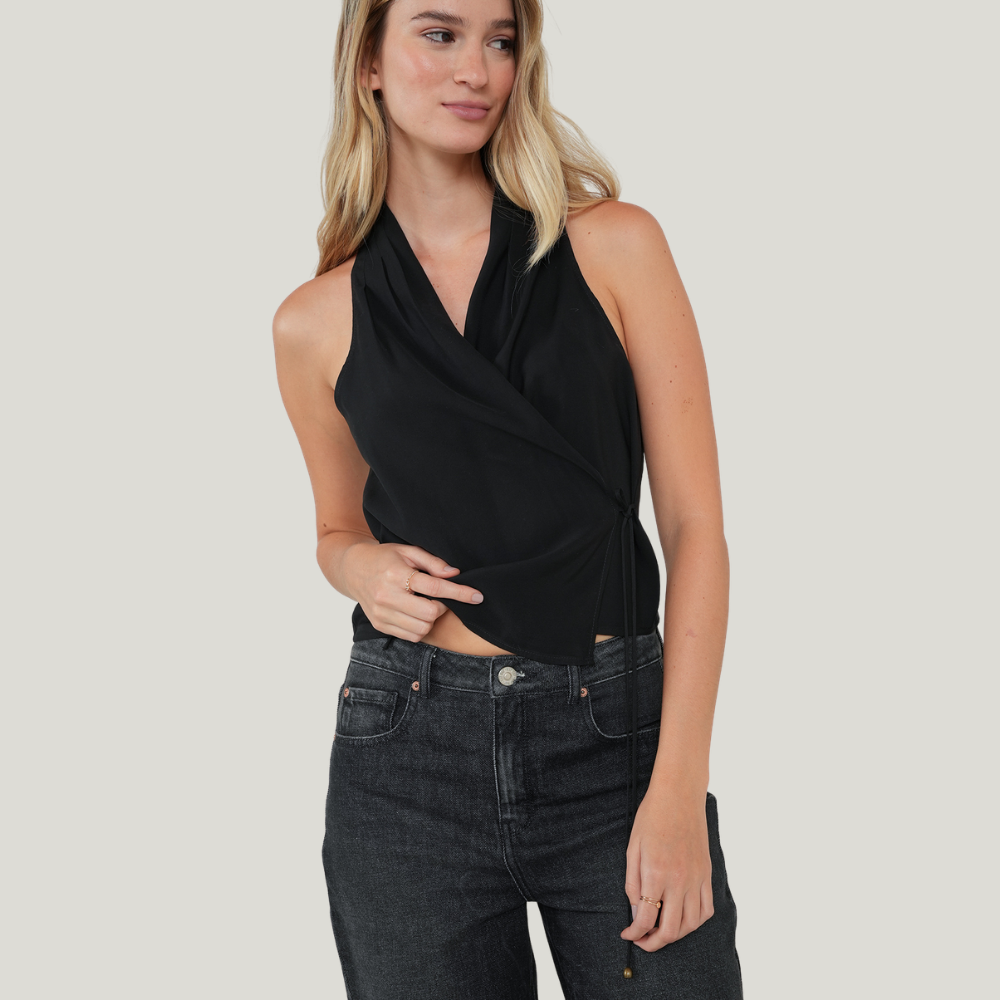 Naf Naf  |  Camisa para anudar en costado