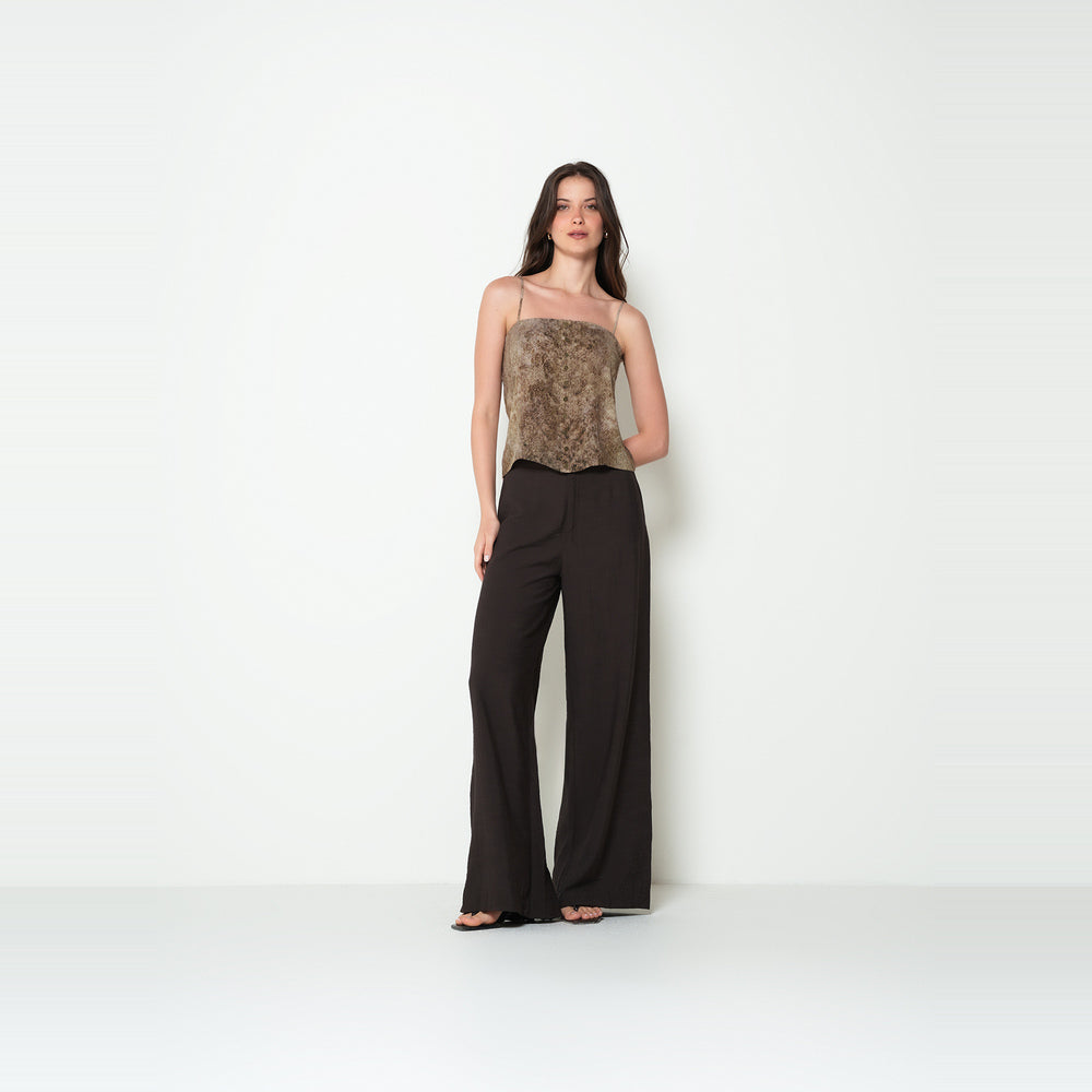 NAF NAF | Camisa tiras estampada