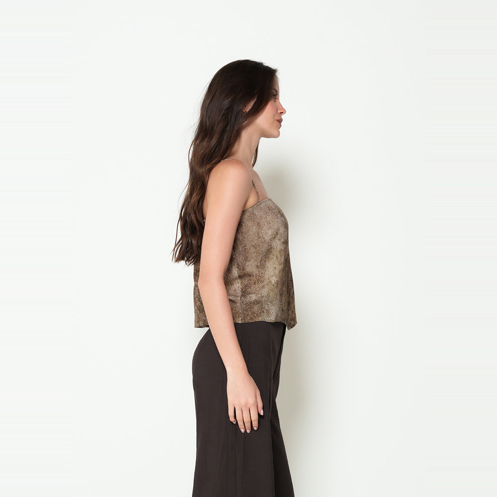 NAF NAF | Camisa tiras estampada
