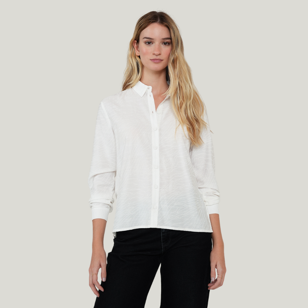 Naf Naf  |  Camisa Clásica Con Textura