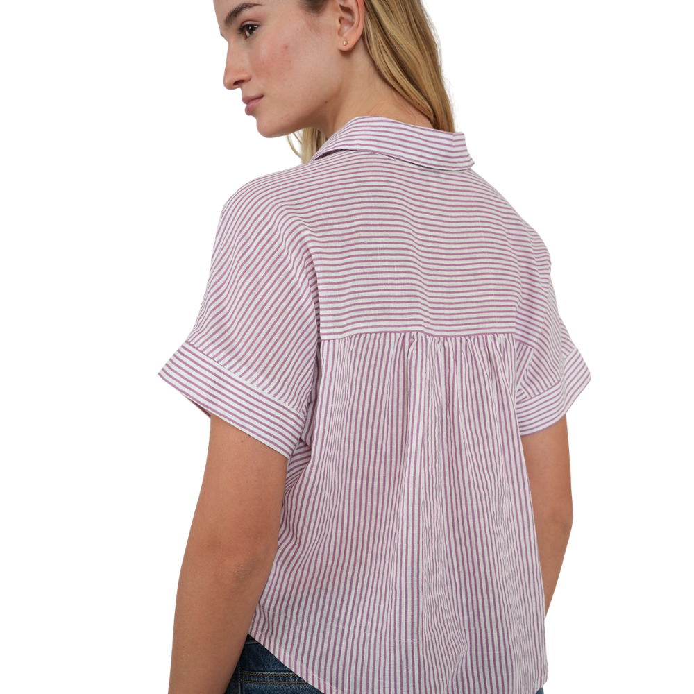 Naf Naf  |  Camisa Corta A Rayas