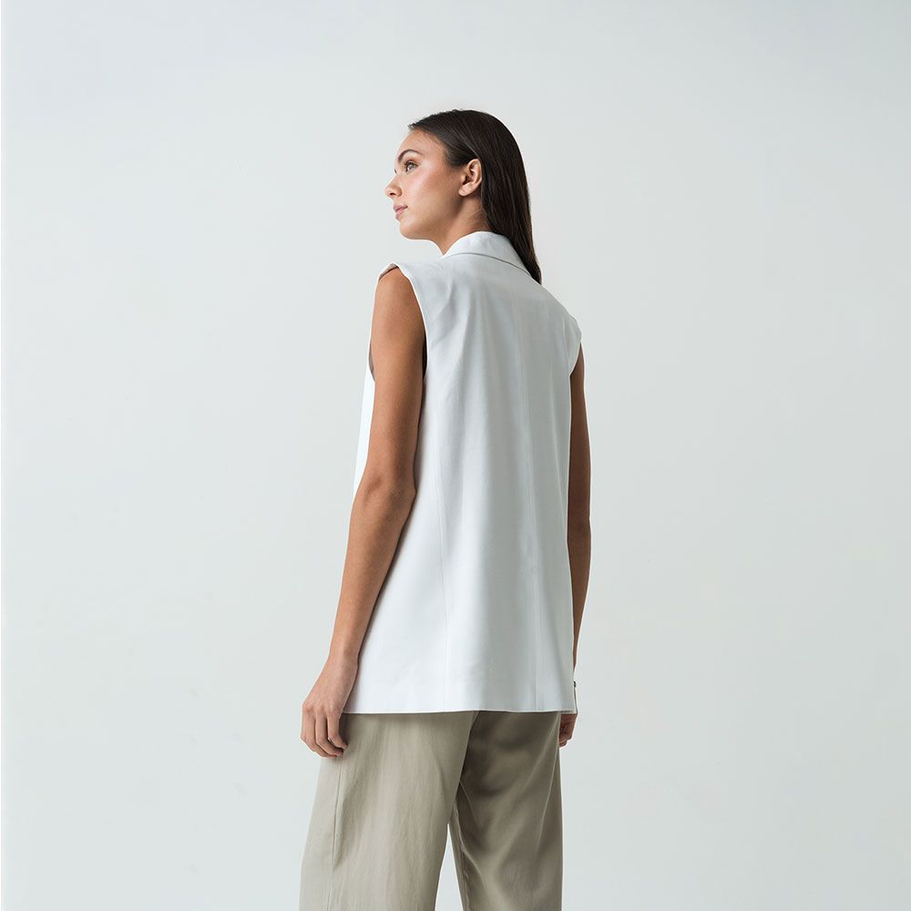 NAF NAF | Chaleco Largo Tipo Blazer