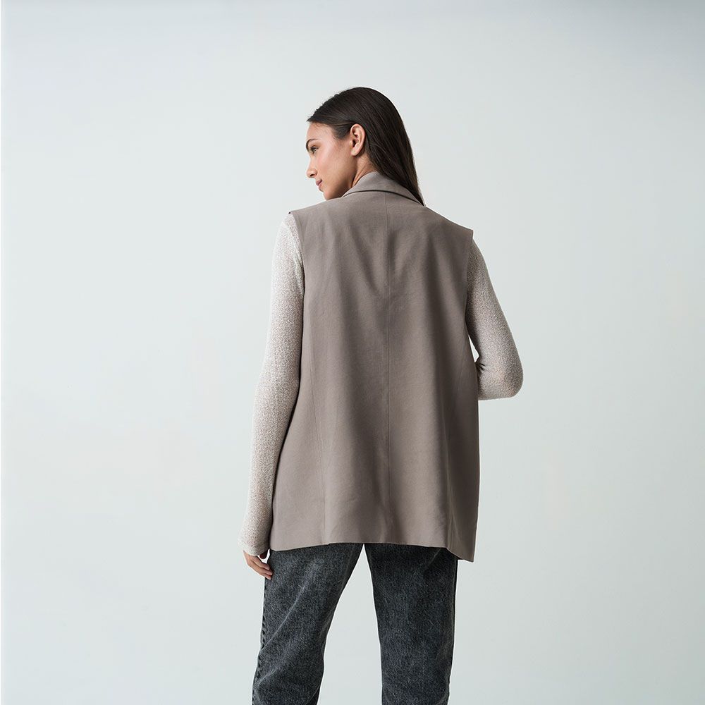 NAF NAF | Chaleco Largo Tipo Blazer