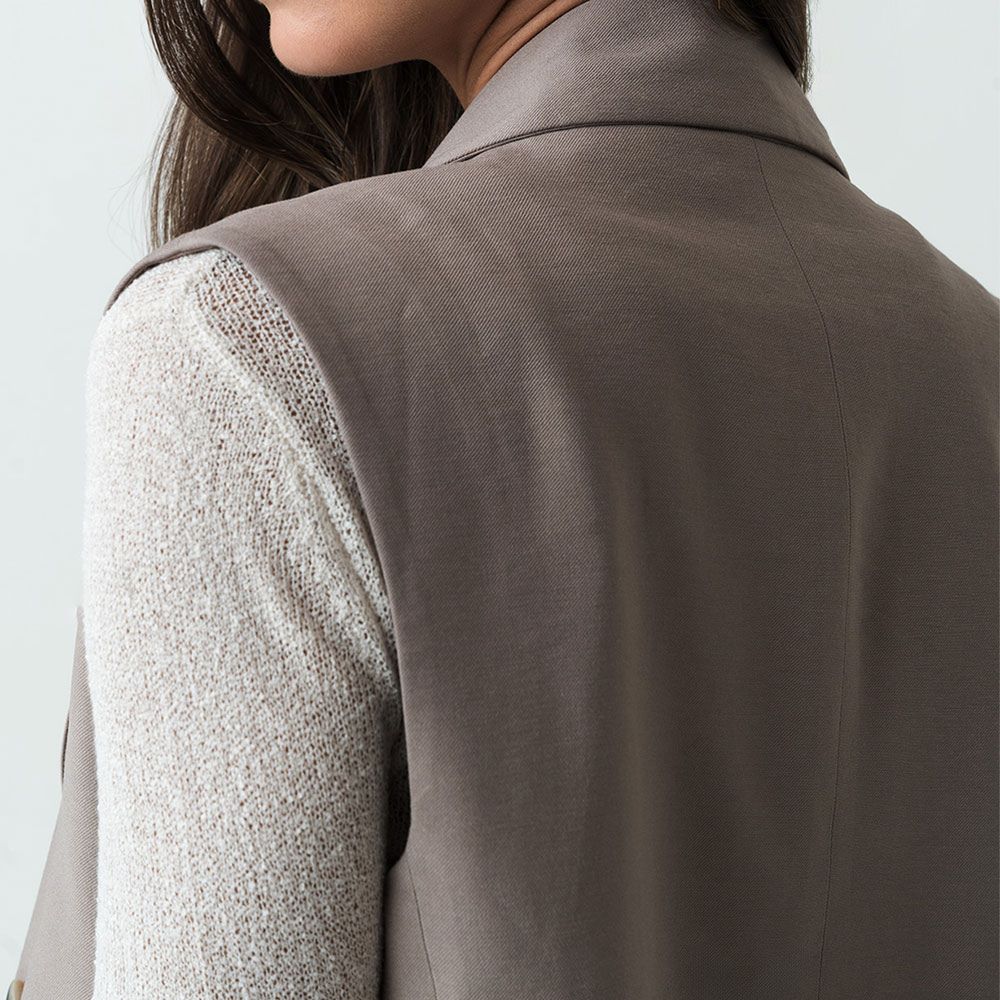 NAF NAF | Chaleco Largo Tipo Blazer