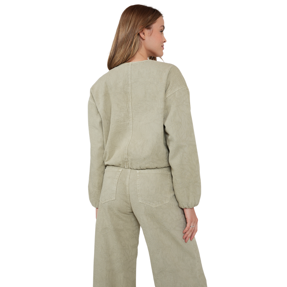 Naf Naf  |  Chaqueta Bordada Con Cierre