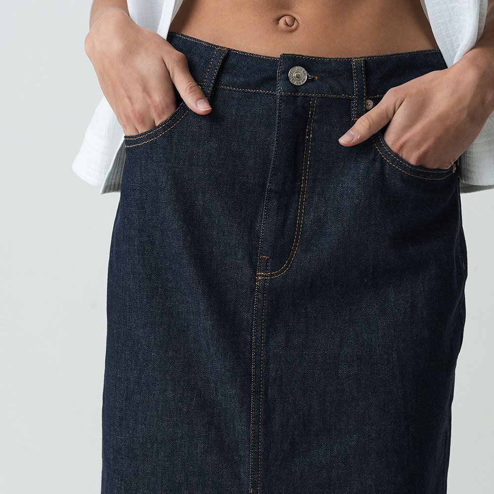 NAF NAF | Falda Larga en Denim