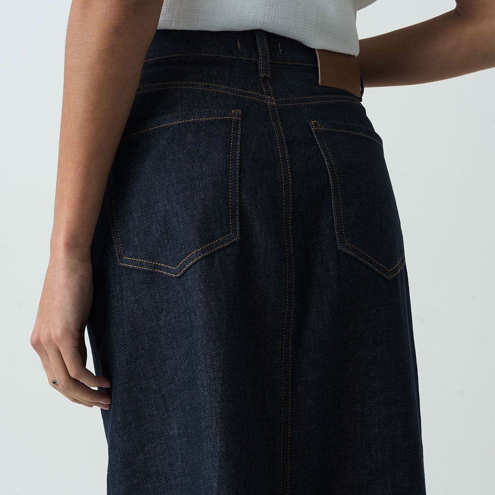 NAF NAF | Falda Larga en Denim
