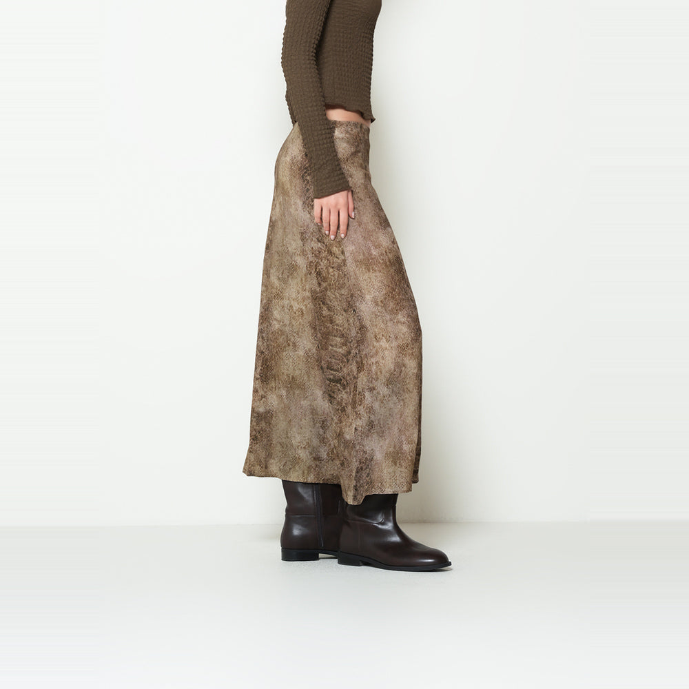 NAF NAF | Falda larga estampada