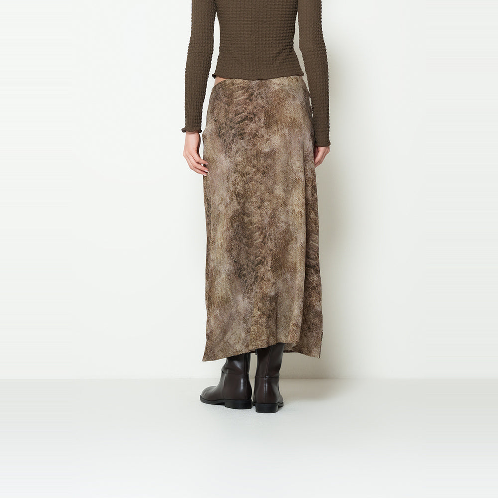 NAF NAF | Falda larga estampada