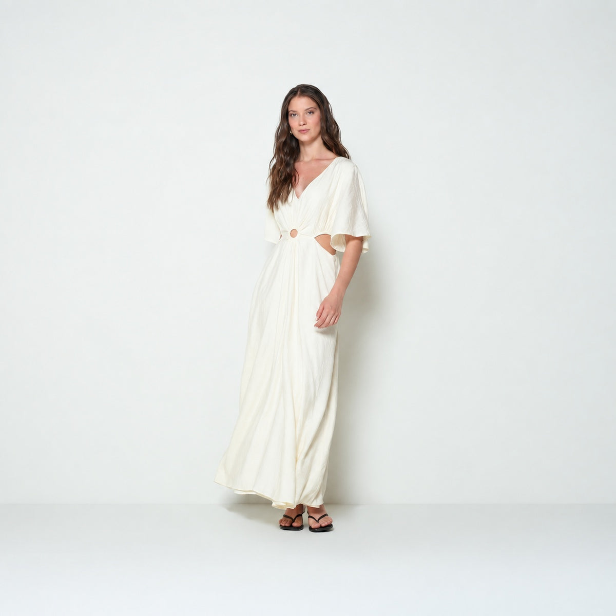 NAF NAF | Vestido Largo Cuello En V