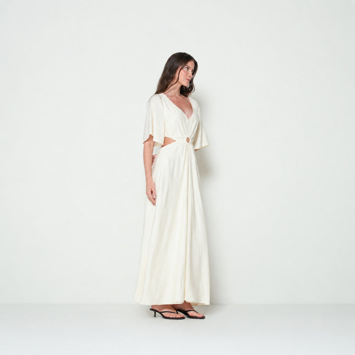 NAF NAF | Vestido Largo Cuello En V