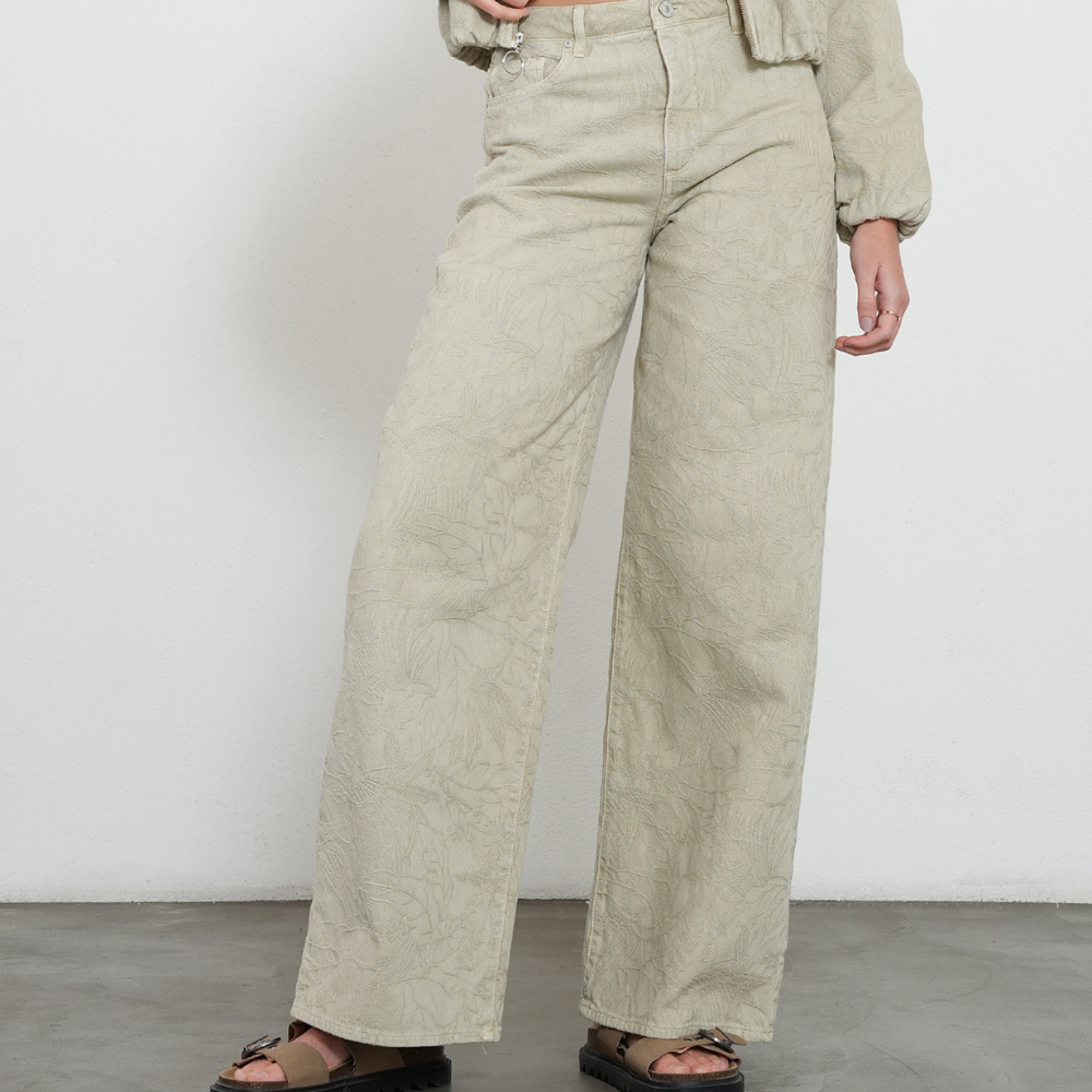 Naf Naf  |  Jean Wide Leg floral