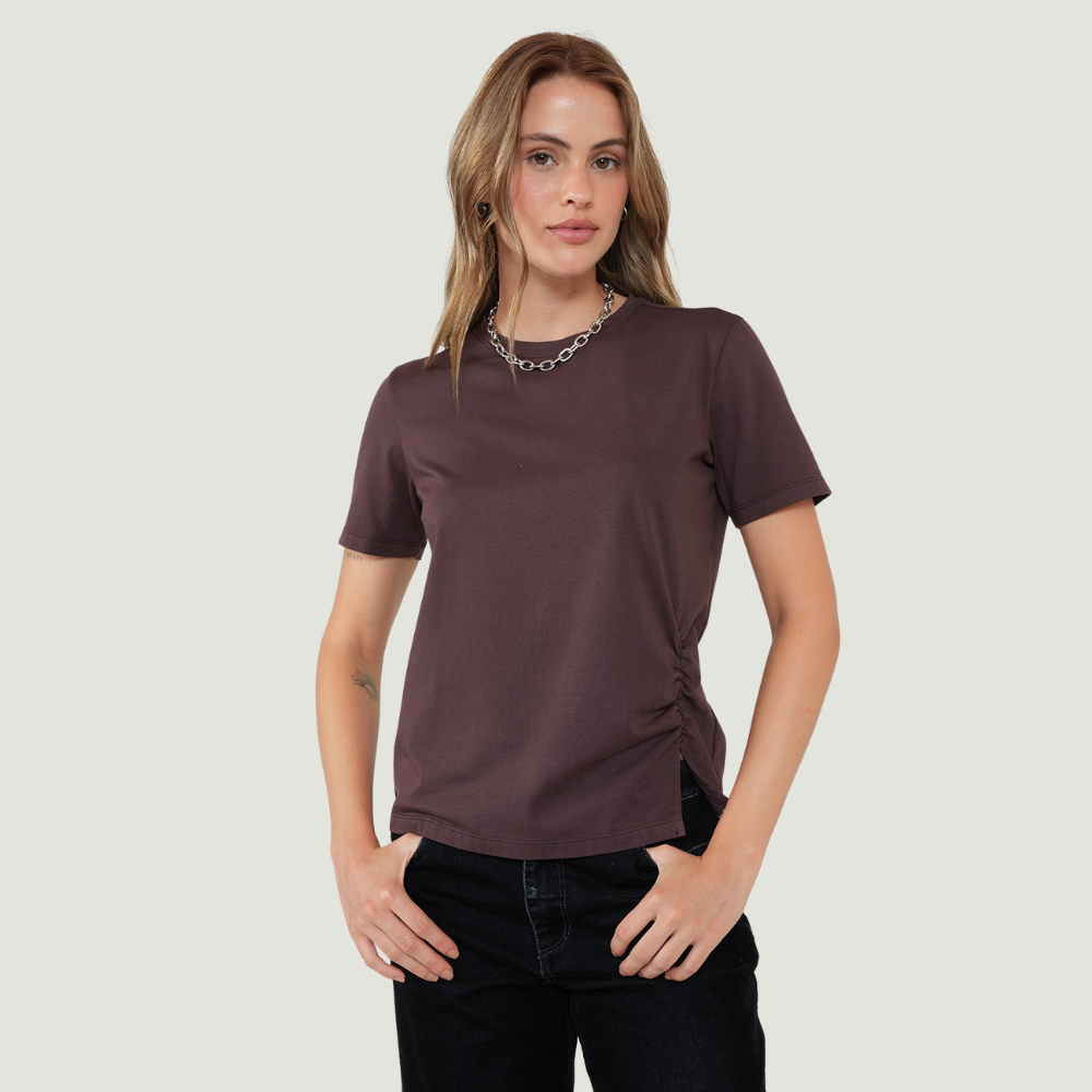 Naf Naf | Camiseta básica Con Recogido