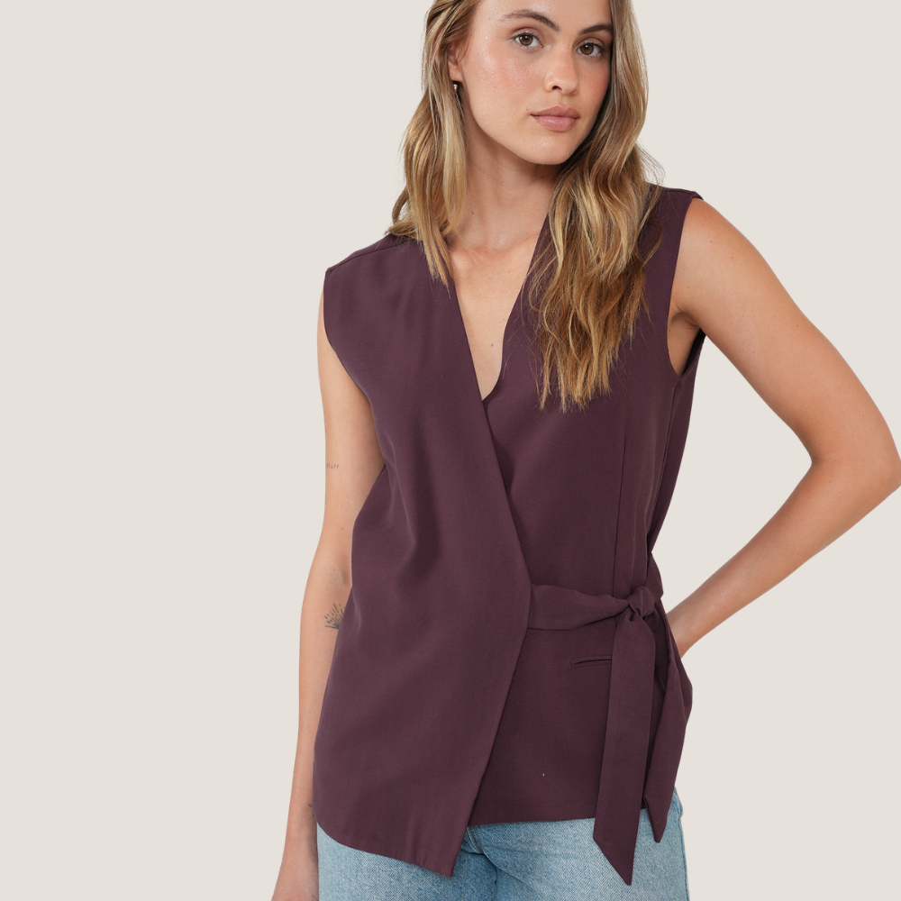Naf Naf  |  Camisa Con Diseño Cruzado