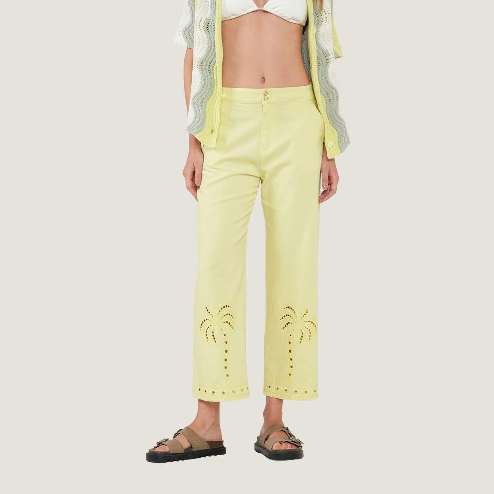 Naf Naf  |  Pantalón Detalle Bordado