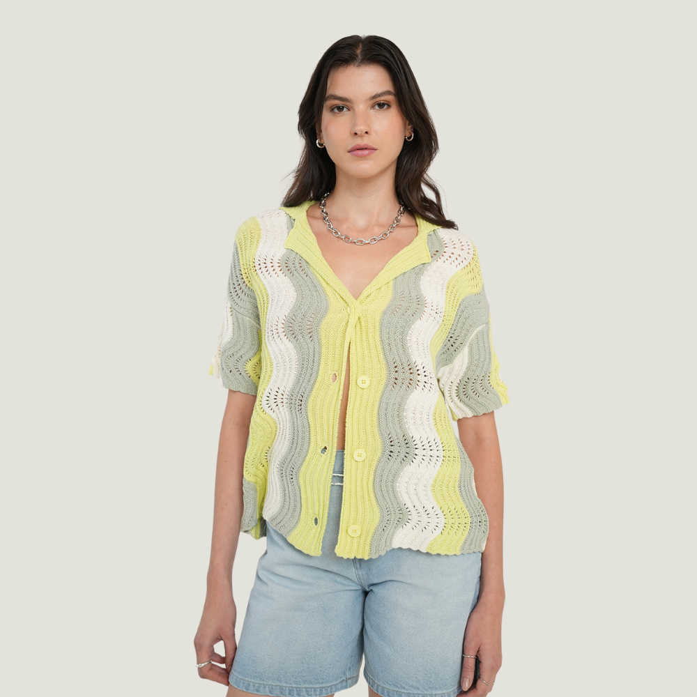 Naf Naf  |  Camisa Tejida Manga Corta