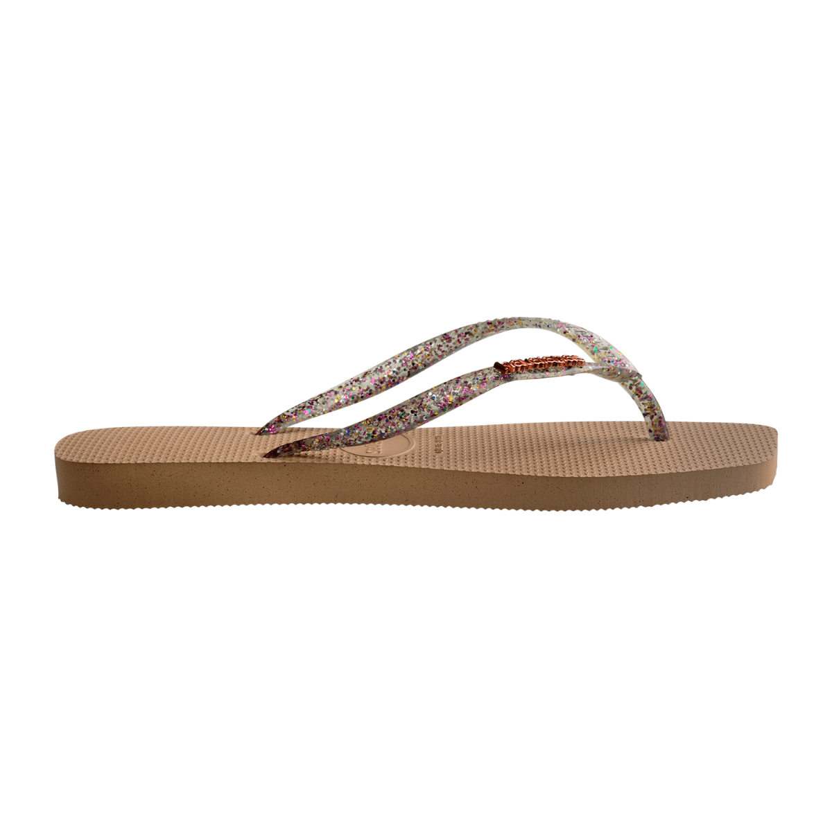 Flip Flops Slim Square Metallic