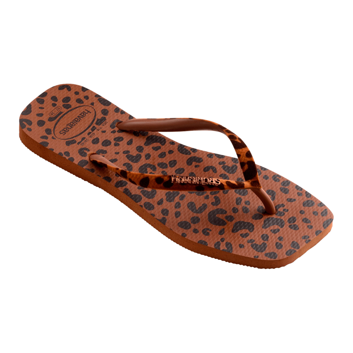 Flip Flops Slim Square Velvet